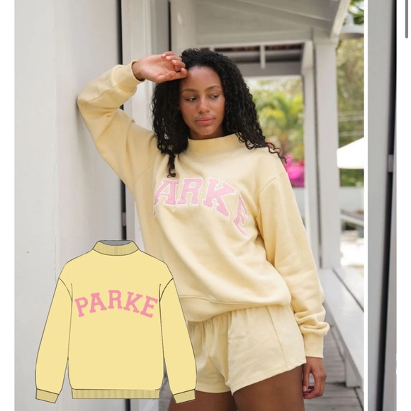 Parke Summerland Peel + Conch Mockneck - Picture 1 of 2